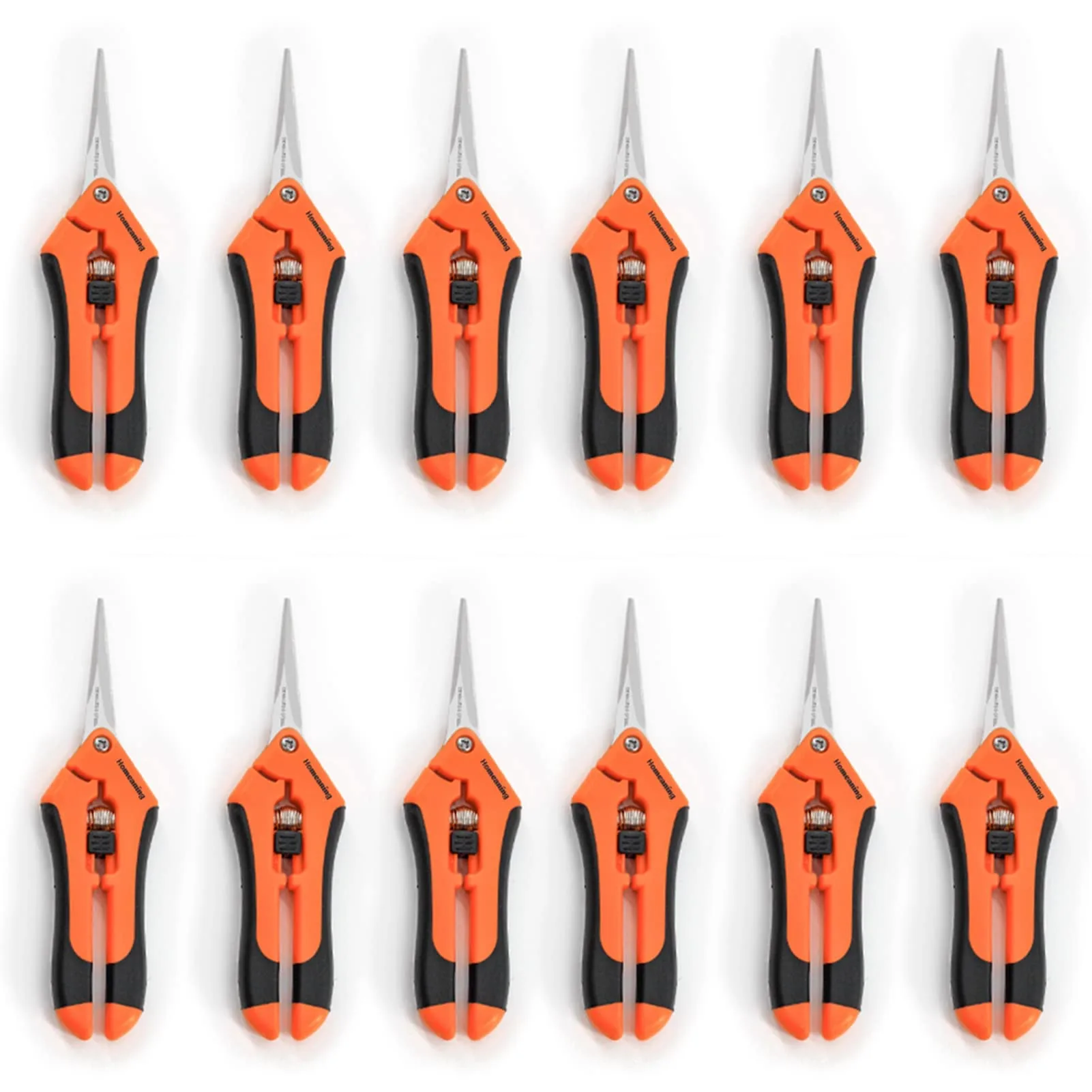 HOMEANING 12 Packs Garden Pruning Shears with Curved Blades image 2