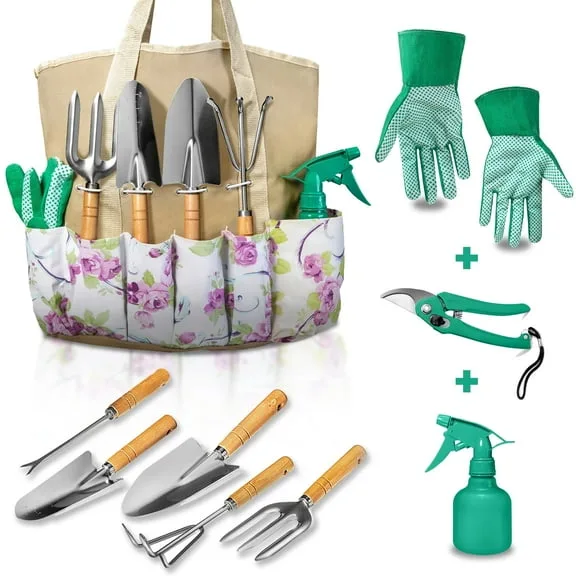 Joyfair Garden Tool Set, 5 Pcs Gardening Hand Tool Kit image 3