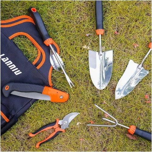 LANNIU 7 Piece Stainless Steel Gardening Tool Set image 2