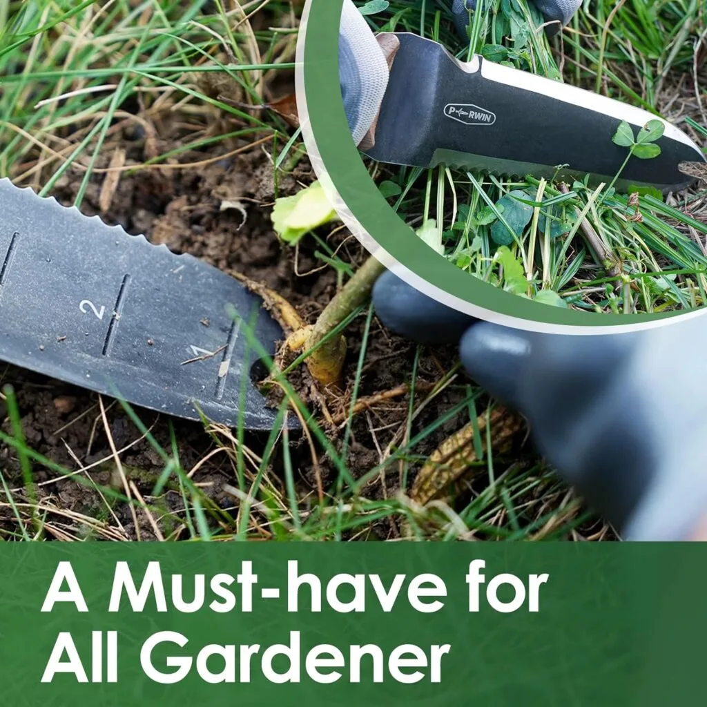 PERWIN Hori Hori Garden Knife with Sheath image 2