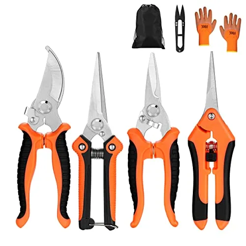 Viadom 3 Pack Garden Shears Clippers Handheld
